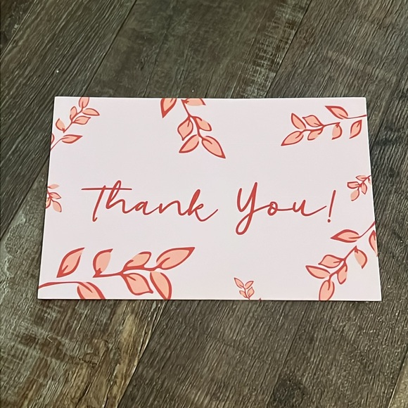 3 SETS LEFT🍂25 Thank you cards Premium Cardstock - 4 x 6 inch - Picture 2 of 4